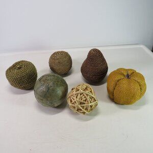 Textured (6) Decor items (vase, bowl, or shelf decor)